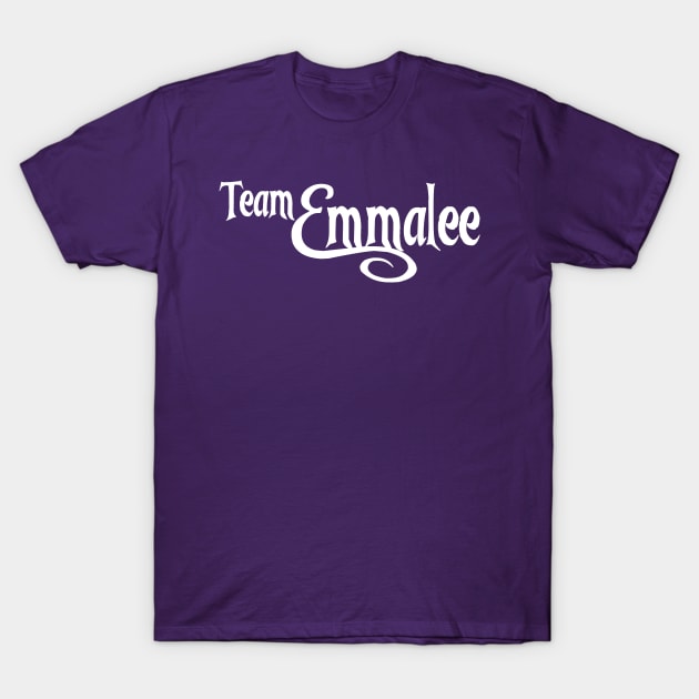 Team Emmalee logo in White T-Shirt by TeamEmmalee